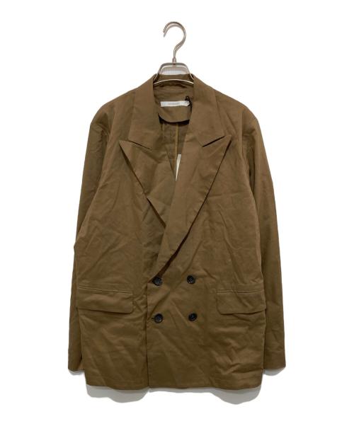 VICTIM&CO（ヴィクティム）VICTIM&CO (ヴィクティム) LINEN BIG JACKET ブラウン サイズ:2の古着・服飾アイテム