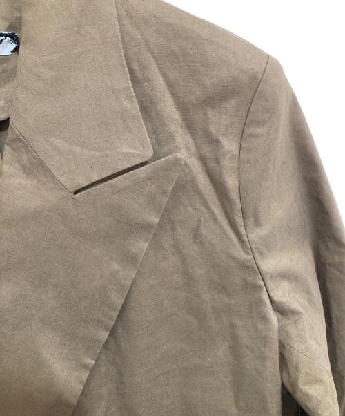 VICTIM&CO（ヴィクティム）VICTIM&CO (ヴィクティム) LINEN BIG JACKET ブラウン サイズ:2の古着・服飾アイテム