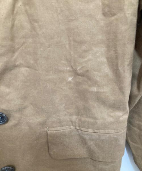 VICTIM&CO（ヴィクティム）VICTIM&CO (ヴィクティム) LINEN BIG JACKET ブラウン サイズ:2の古着・服飾アイテム