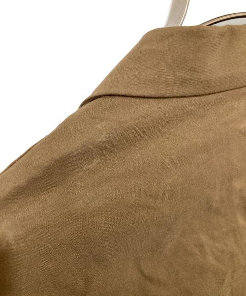 VICTIM&CO（ヴィクティム）VICTIM&CO (ヴィクティム) LINEN BIG JACKET ブラウン サイズ:2の古着・服飾アイテム