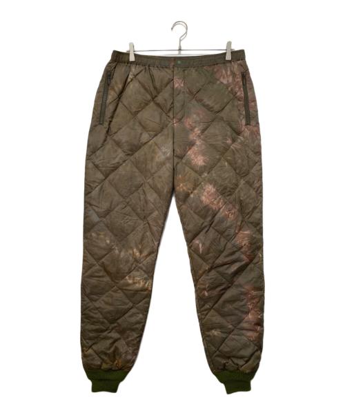 Needles（ニードルズ）Needles (ニードルズ) STRING DOWN PANT ストリングダウンパンツ JO176 グリーン サイズ:Lの古着・服飾アイテム