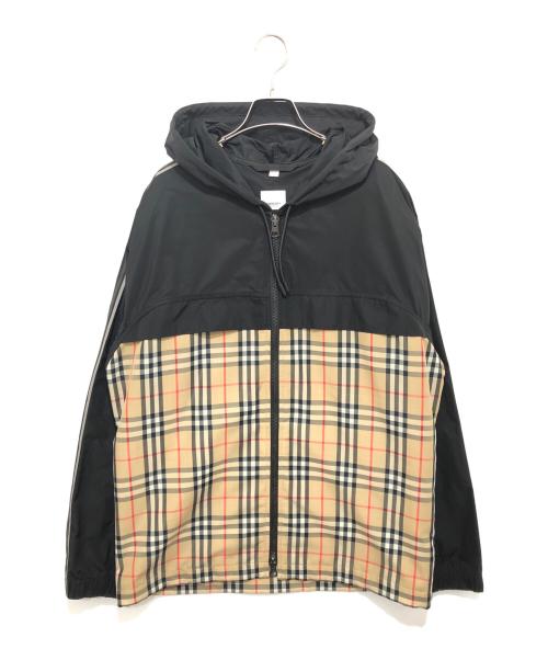 BURBERRY（バーバリー）BURBERRY (バーバリー) サイドラインノバチェックジップジャケット ブラウン サイズ:Mの古着・服飾アイテム