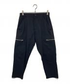 COMME des GARCONS HOMME DEUXコムデギャルソン オム ドゥ）の古着「ジップポケットカーゴイージーパンツ」｜ブラック