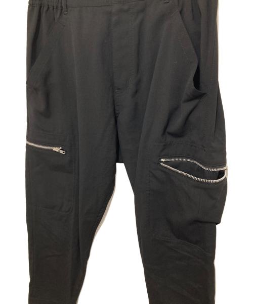 COMME des GARCONS HOMME DEUX（コムデギャルソン オム ドゥ）COMME des GARCONS HOMME DEUX (コムデギャルソン オム ドゥ) ジップポケットカーゴイージーパンツ ブラック サイズ:Sの古着・服飾アイテム