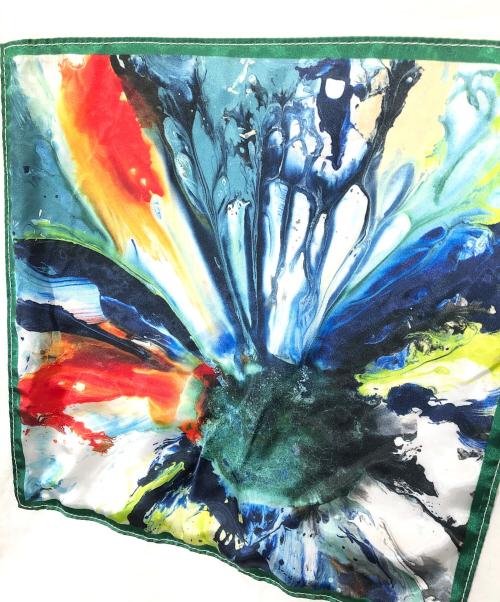 UN3D.（アンスリード）UN3D. (アンスリード) kanakosasaki リボーングラフィックTシャツ　REBOON GRAPHIC TEE　522332706101-01 ホワイト サイズ:38の古着・服飾アイテム