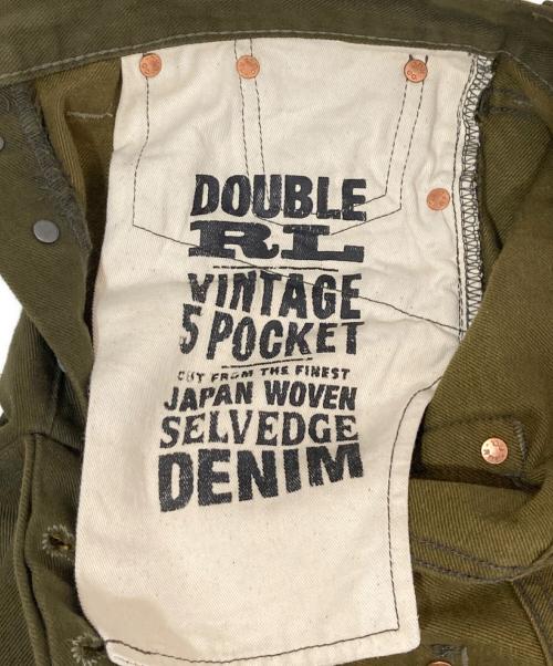 RRL（ダブルアールエル）RRL (ダブルアールエル) Vintage 5 Pocket デニムパンツ グリーン サイズ:W28×L30の古着・服飾アイテム