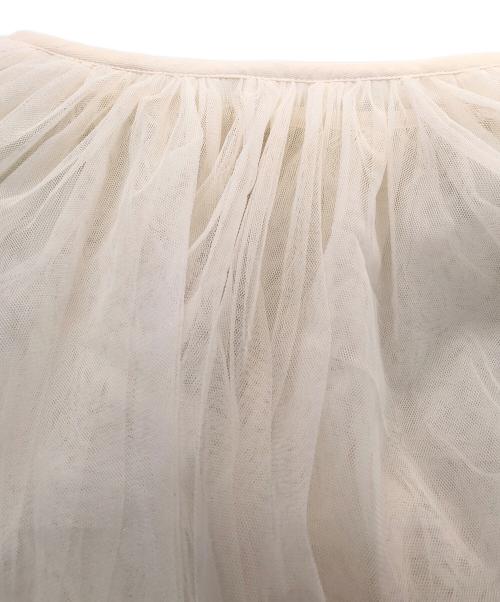 Diagram（ダイアグラム）Diagram (ダイアグラム) ギャザーチュールブルゾン アイボリー サイズ:36の古着・服飾アイテム