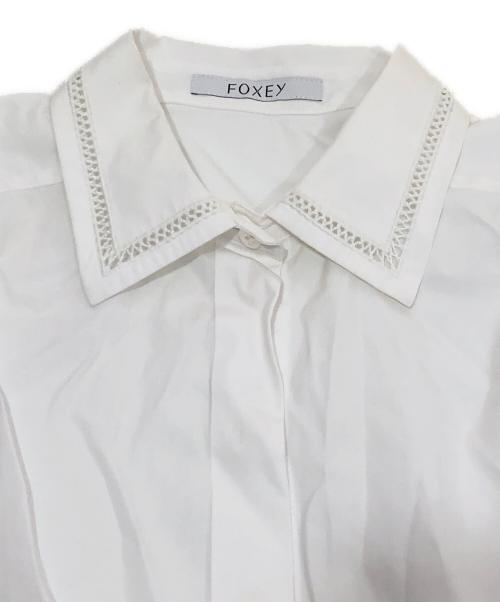 FOXEY BOUTIQUE（フォクシー ブティック）FOXEY BOUTIQUE (フォクシー ブティック) Blouse Manon ホワイト サイズ:38の古着・服飾アイテム