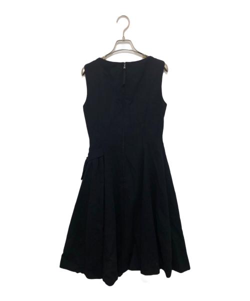 FOXEY BOUTIQUE（フォクシー ブティック）FOXEY BOUTIQUE (フォクシー ブティック) ノースリーブワンピース ネイビー サイズ:40の古着・服飾アイテム