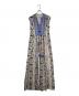 ne quittez pas（ヌキテパ）の古着「Cotton Jacquard Annabelle Print Embroidery Sleeveless Dress」｜ベージュ