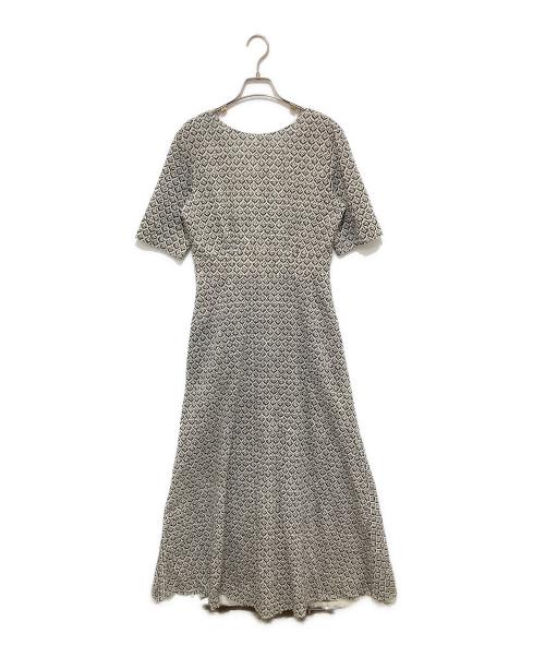 ne quittez pas（ヌキテパ）ne quittez pas (ヌキテパ) Cotton Voile Small Flower Print Flare Dress ブラック サイズ:Mの古着・服飾アイテム