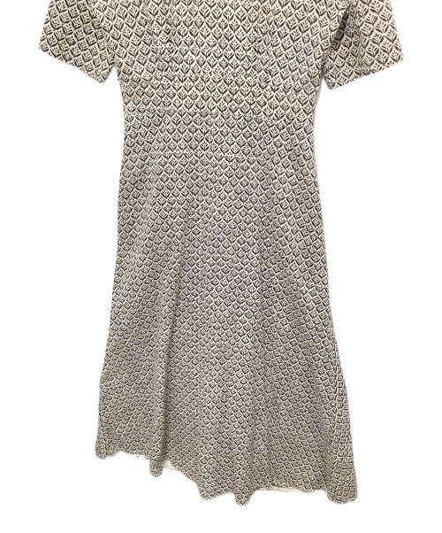 ne quittez pas（ヌキテパ）ne quittez pas (ヌキテパ) Cotton Voile Small Flower Print Flare Dress ブラック サイズ:Mの古着・服飾アイテム