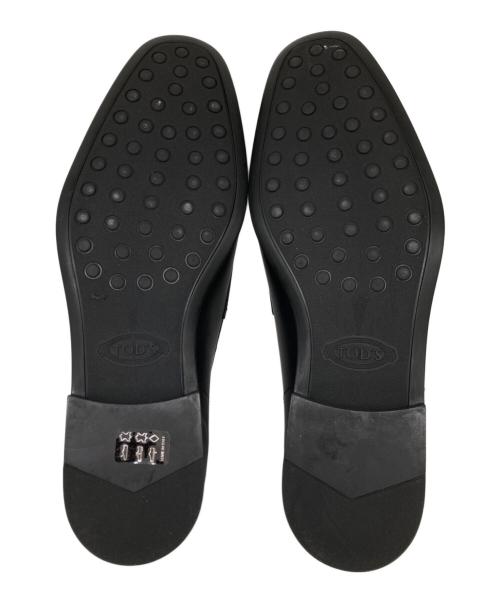 TOD'S（トッズ）TOD'S (トッズ) レザー ローファー ブラック サイズ:6 1/2の古着・服飾アイテム