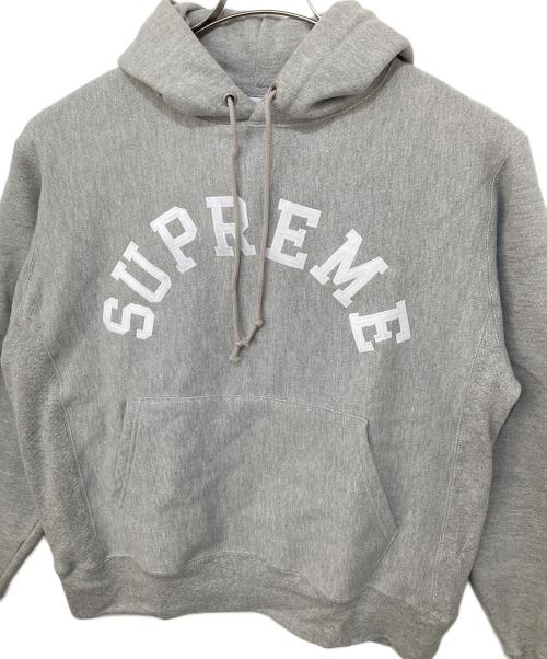 SUPREME（シュプリーム）SUPREME (シュプリーム) Champion (チャンピオン) Hooded Sweatshirt グレー サイズ:Mの古着・服飾アイテム
