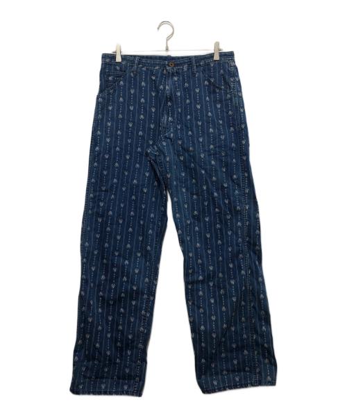 GLAD HAND（グラッドハンド）GLAD HAND (グラッドハンド) ハートランドパンツ インディゴ サイズ:Lの古着・服飾アイテム