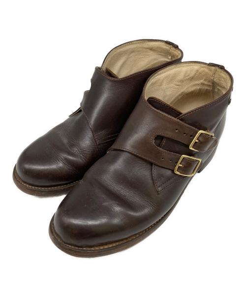 SANTA ROSA（サンタローザ）SANTA ROSA (サンタローザ) GLAD HAND (グラッドハンド) ダブルモンクブーツ/double monk boots ブラウン サイズ:10の古着・服飾アイテム