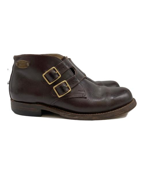 SANTA ROSA（サンタローザ）SANTA ROSA (サンタローザ) GLAD HAND (グラッドハンド) ダブルモンクブーツ/double monk boots ブラウン サイズ:10の古着・服飾アイテム