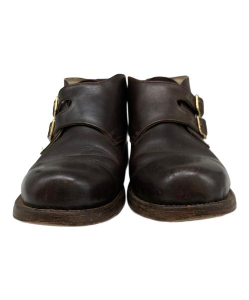 SANTA ROSA（サンタローザ）SANTA ROSA (サンタローザ) GLAD HAND (グラッドハンド) ダブルモンクブーツ/double monk boots ブラウン サイズ:10の古着・服飾アイテム