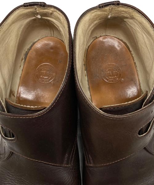 SANTA ROSA（サンタローザ）SANTA ROSA (サンタローザ) GLAD HAND (グラッドハンド) ダブルモンクブーツ/double monk boots ブラウン サイズ:10の古着・服飾アイテム