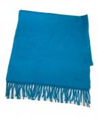 HERMESエルメス）の古着「カシミヤマフラー」｜スカイブルー