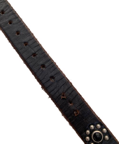 HTC(エイチティーシー)（エイチティーシー）HTC(エイチティーシー) (エイチティーシー) STANDARD CALIFORNIA (スタンダードカリフォルニア) スタッズナローベルト ブラウン サイズ:32の古着・服飾アイテム