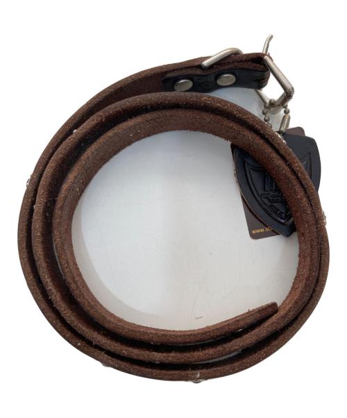 HTC(エイチティーシー)（エイチティーシー）HTC(エイチティーシー) (エイチティーシー) STANDARD CALIFORNIA (スタンダードカリフォルニア) スタッズナローベルト ブラウン サイズ:32の古着・服飾アイテム