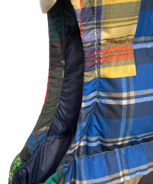 POLO RALPH LAUREN（ポロ・ラルフローレン）POLO RALPH LAUREN (ポロ・ラルフローレン) パッチワークダウンベスト　710716329001 ネイビー サイズ:XLの古着・服飾アイテム