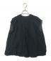 DRAWER (ドゥロワー) ギャザーノースリーブリネンブラウス　GATHER LINEN BLOUSE 6521-299-0892 ブラック サイズ:38：10000円