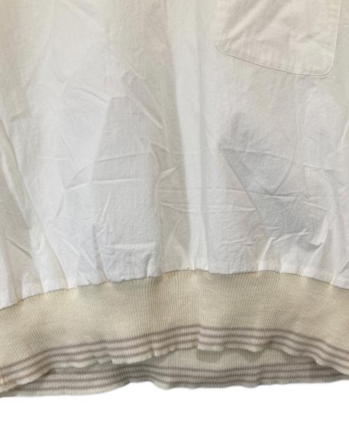 DAIRIKU（ダイリク）DAIRIKU (ダイリク) EMBROIDARY H-S RIB SHIRT（エンブロイダリー ハーフスリーブリブシャツ）　25SS SHT11 ホワイト サイズ:Mの古着・服飾アイテム