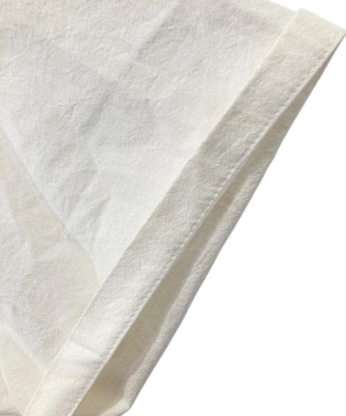 DAIRIKU（ダイリク）DAIRIKU (ダイリク) EMBROIDARY H-S RIB SHIRT（エンブロイダリー ハーフスリーブリブシャツ）　25SS SHT11 ホワイト サイズ:Mの古着・服飾アイテム