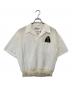 DAIRIKU（ダイリク）の古着「EMBROIDARY H-S RIB SHIRT（エンブロイダリー ハーフスリーブリブシャツ）　25SS SHT11」｜ホワイト