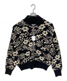 AROUSAL（アローサル）の古着「ジップカーディガン  COWICHAN CARDIGA  23FW-ASL-KT03」｜ブラック