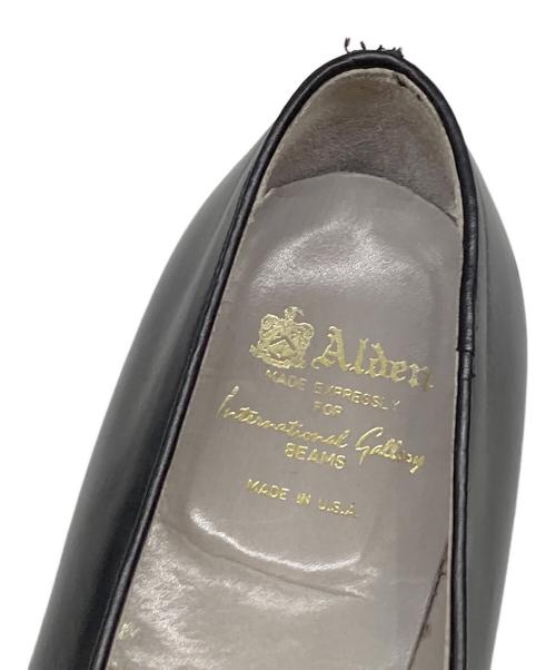 Alden（オールデン）Alden (オールデン) International Gallery BEAMS (インターナショナルギャラリービームス) 別注スリッポン ローファー/レザーシューズ ブラック サイズ:US10の古着・服飾アイテム