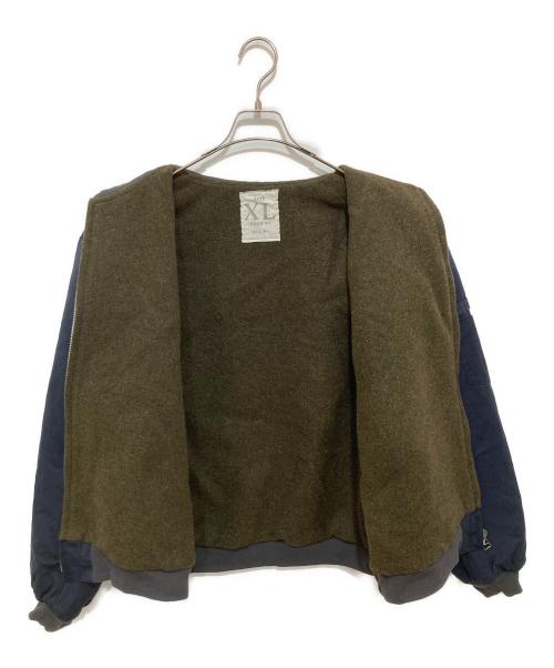 WEIRDO（ウィアード）WEIRDO (ウィアード) PSYCHO FLAMES UTILITY JACKET　ユーティリティジャケット　バックプリントブルゾン　WRD-22-AW-02 ネイビー サイズ:XLの古着・服飾アイテム