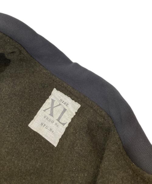 WEIRDO（ウィアード）WEIRDO (ウィアード) PSYCHO FLAMES UTILITY JACKET　ユーティリティジャケット　バックプリントブルゾン　WRD-22-AW-02 ネイビー サイズ:XLの古着・服飾アイテム