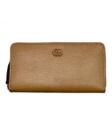 GUCCI(グッチ)（グッチ）の古着「ラウンドファスナーウォレット」｜ブラウン