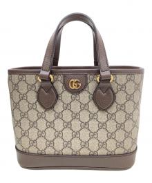 GUCCI（グッチ）の古着「GG柄 2WAYショルダーバッグ 811716」｜ベージュ