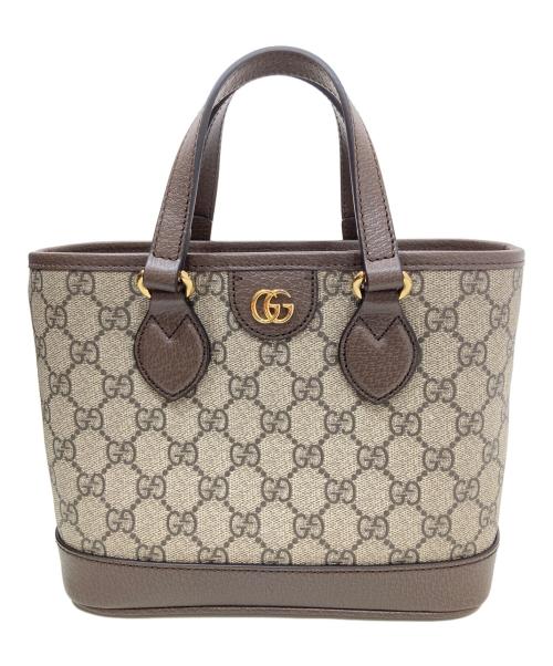 GUCCI（グッチ）GUCCI (グッチ) GG柄 2WAYショルダーバッグ 811716 ベージュの古着・服飾アイテム