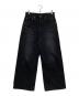 UNITED ARROWS & SONS（ユナイテッドアローズ アンド サンズ）の古着「BAGGY JEANS」｜ブラック