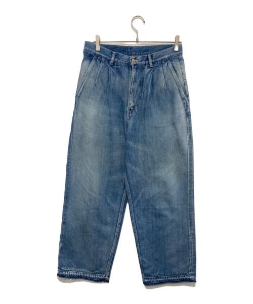 Graphpaper（グラフペーパー）Graphpaper (グラフペーパー) Selvage Denim Two Tuck Pants インディゴ サイズ:1の古着・服飾アイテム