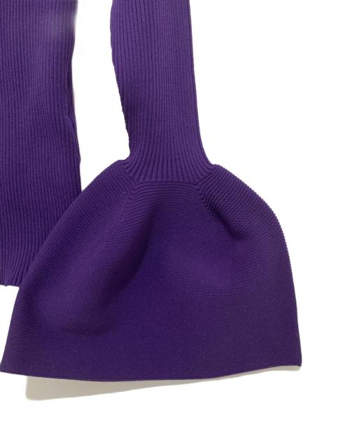 CFCL（シーエフシーエル）CFCL (シーエフシーエル) POTTERY OFF SHOULDER LONG BELL SLEEVE TOP パープル サイズ:1の古着・服飾アイテム