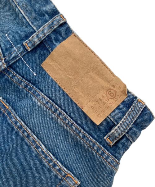 MM6 Maison Margiela（エムエムシックスメゾンマルジェラ）MM6 Maison Margiela (エムエムシックスメゾンマルジェラ) 5 POCKETS FLARE DENIM PANTS インディゴ サイズ:24の古着・服飾アイテム