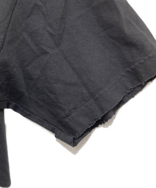 BALENCIAGA（バレンシアガ）BALENCIAGA (バレンシアガ) PLANET EARTHヴィンテージ加工Tシャツ ブラック サイズ:Mの古着・服飾アイテム