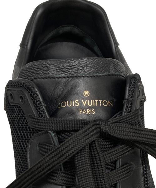LOUIS VUITTON（ルイ ヴィトン）LOUIS VUITTON (ルイ ヴィトン) ランアウェイライン スニーカー ブラック サイズ:9の古着・服飾アイテム