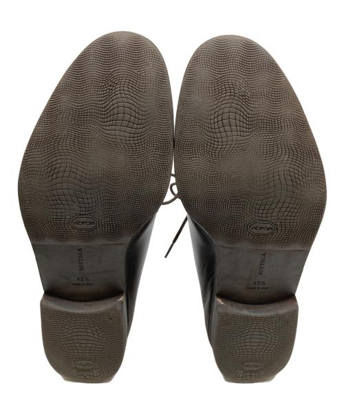 BOTTEGA VENETA（ボッテガベネタ）BOTTEGA VENETA (ボッテガベネタ) イントレチャート レザーシューズ ブラウン サイズ:42 1/2の古着・服飾アイテム