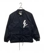 Yohji Yamamoto pour homme×New Eraヨウジヤマモト プールオム×ニューエラ）の古着「NE Field Coach Jacket（フィールドコーチジャケット）23AW / HJ-Y99-039」｜ブラック