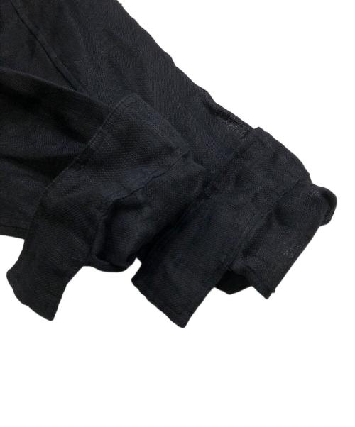 YOHJI YAMAMOTO（ヨウジヤマモト）YOHJI YAMAMOTO (ヨウジヤマモト) リネンワンピース ブラック サイズ:2の古着・服飾アイテム