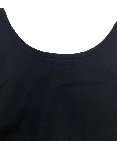 yohji yamamoto+noir（ヨウジヤマモトプリュスノアール）yohji yamamoto+noir (ヨウジヤマモトプリュスノアール) ノースリーブワンピース ブラック サイズ:1の古着・服飾アイテム