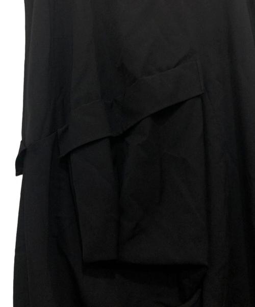 yohji yamamoto+noir（ヨウジヤマモトプリュスノアール）yohji yamamoto+noir (ヨウジヤマモトプリュスノアール) ノースリーブワンピース ブラック サイズ:1の古着・服飾アイテム