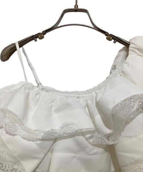 Bibiy.（ビビィ）Bibiy. (ビビィ) COLENNE BUSTIER TOP ホワイト サイズ:Fの古着・服飾アイテム